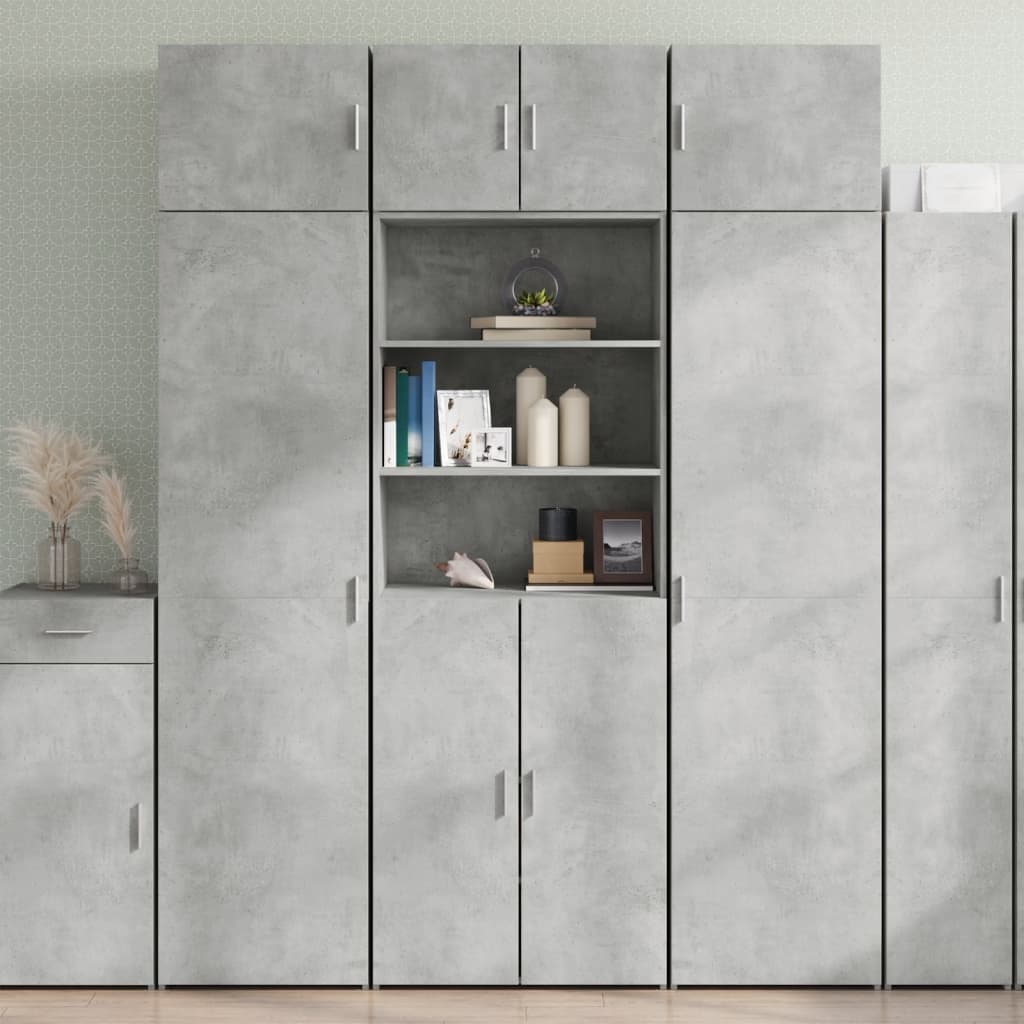 Opbergkast 70X42,5X225 Cm Bewerkt Hout