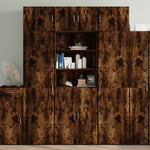 Opbergkast 70X42,5X225 Cm Bewerkt Hout
