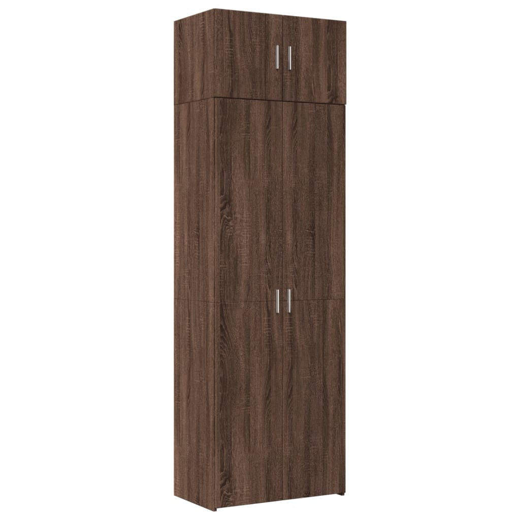 Opbergkast 70X42,5X225 Cm Bewerkt Hout Ig