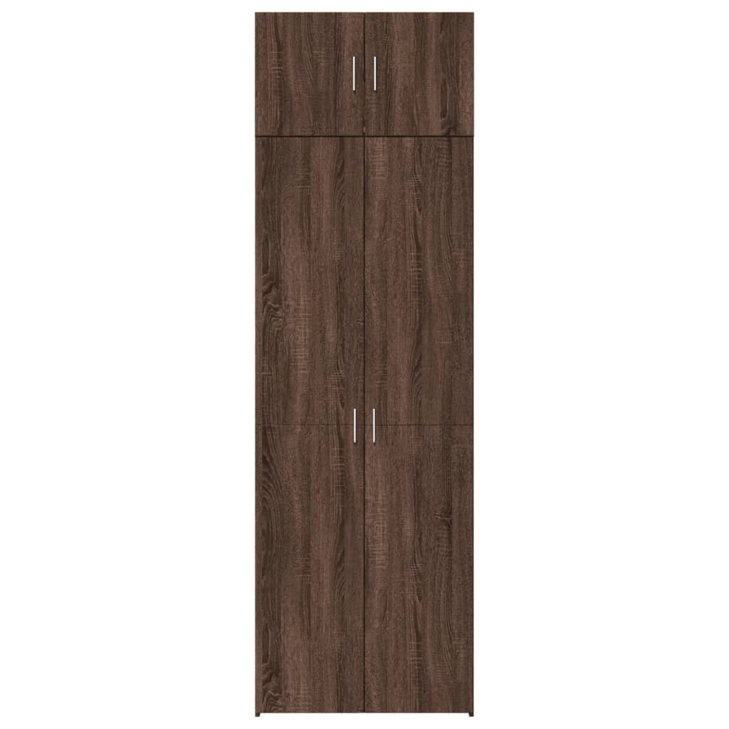 Opbergkast 70X42,5X225 Cm Bewerkt Hout Ig