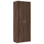 Opbergkast 70X42,5X225 Cm Bewerkt Hout Ig