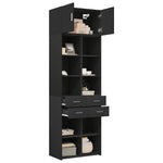 Opbergkast 70X42,5X225 Cm Bewerkt Hout