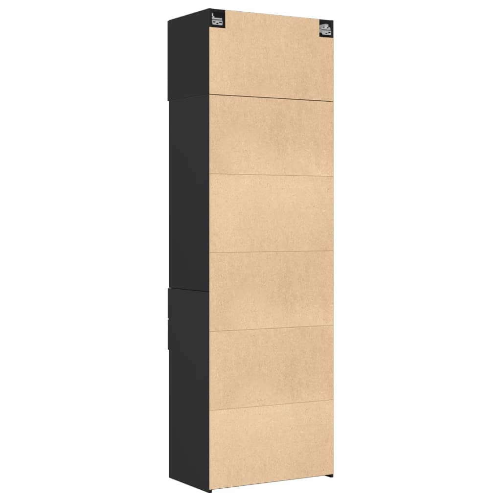 Opbergkast 70X42,5X225 Cm Bewerkt Hout