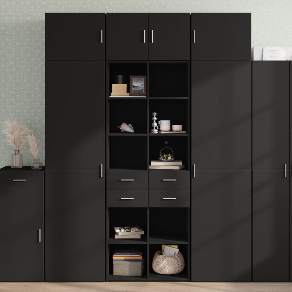 Opbergkast 70X42,5X225 Cm Bewerkt Hout