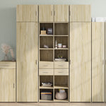 Opbergkast 70X42,5X225 Cm Bewerkt Hout