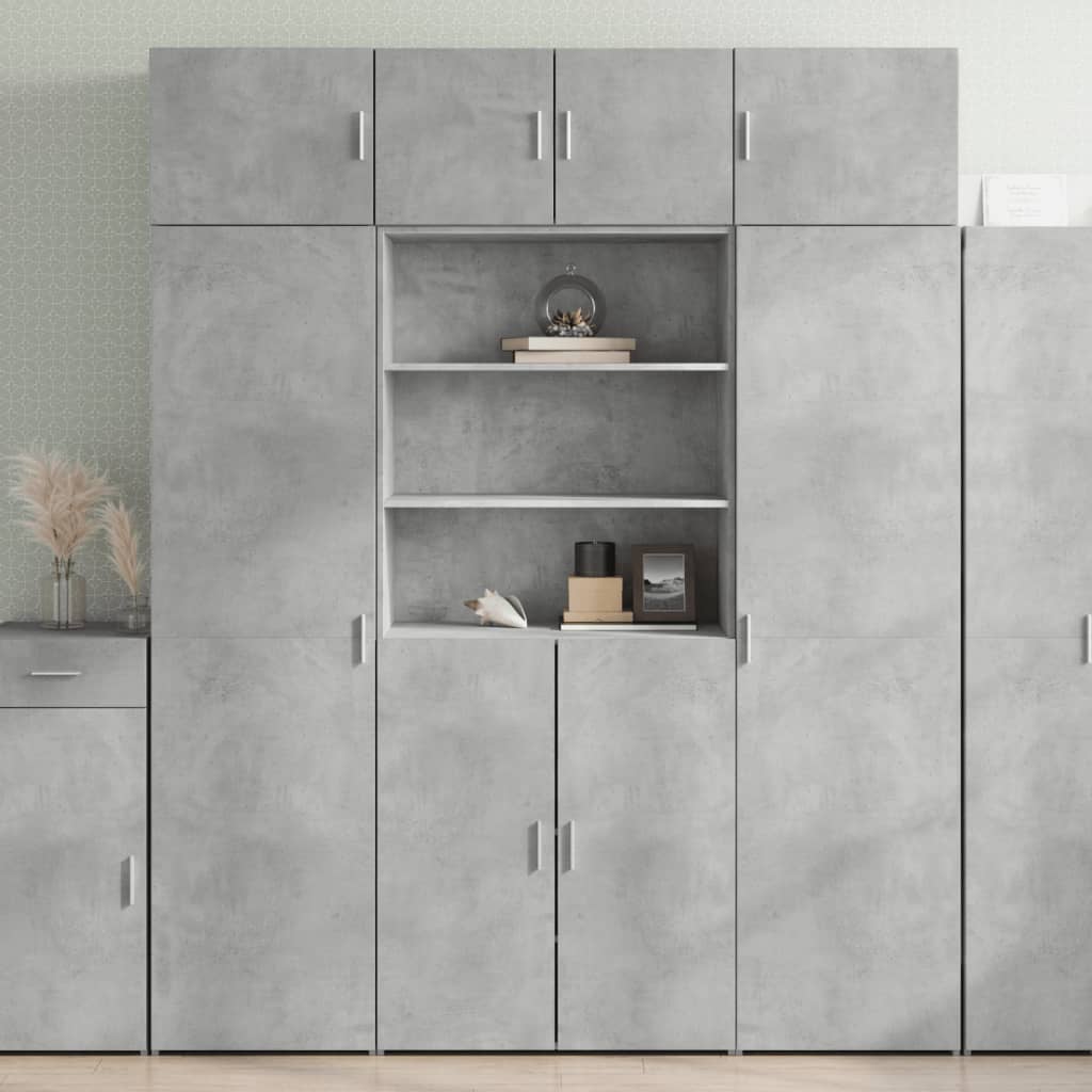 Opbergkast 80X42,5X225 Cm Bewerkt Hout Ig