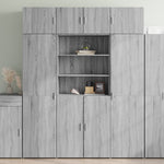 Opbergkast 80X42,5X225 Cm Bewerkt Hout Ig