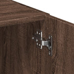 Opbergkast 80X42,5X225 Cm Bewerkt Hout Ig