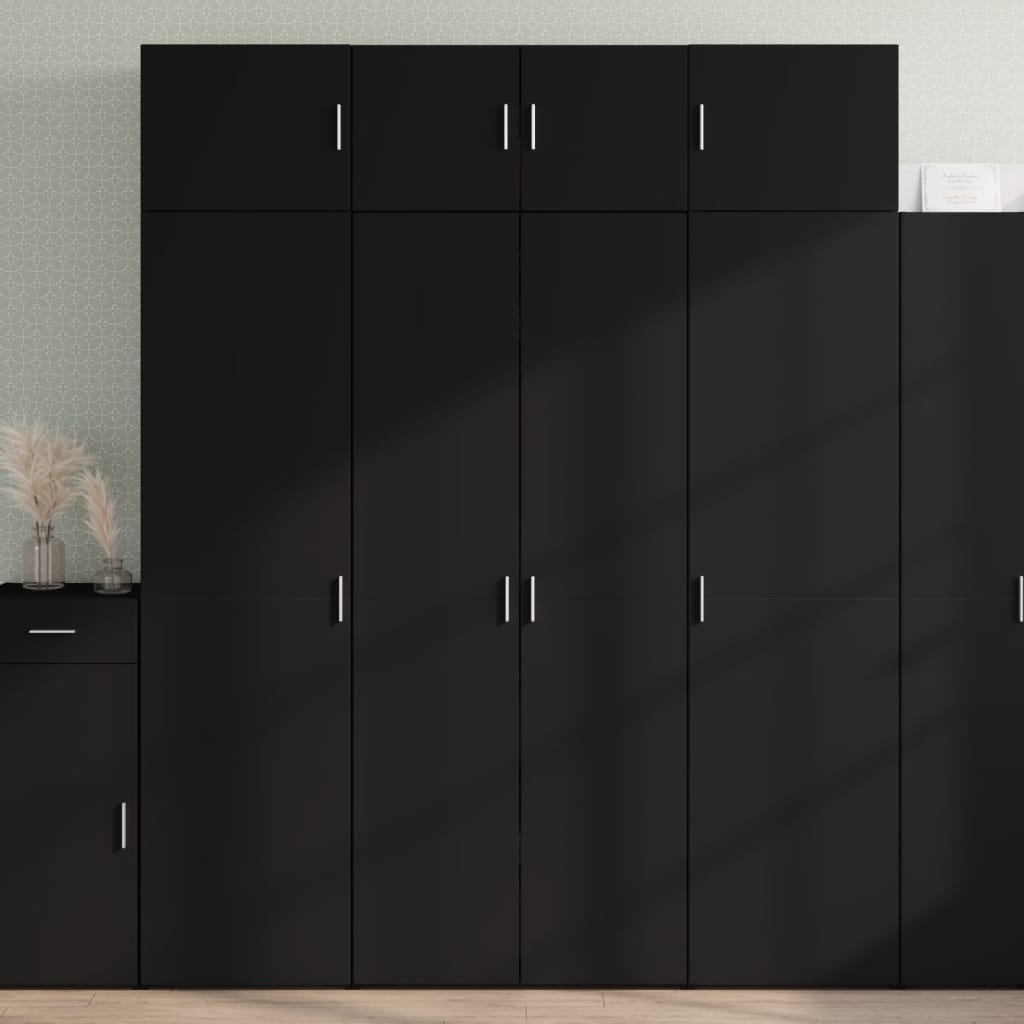 Opbergkast 80X42,5X225 Cm Bewerkt Hout Ig