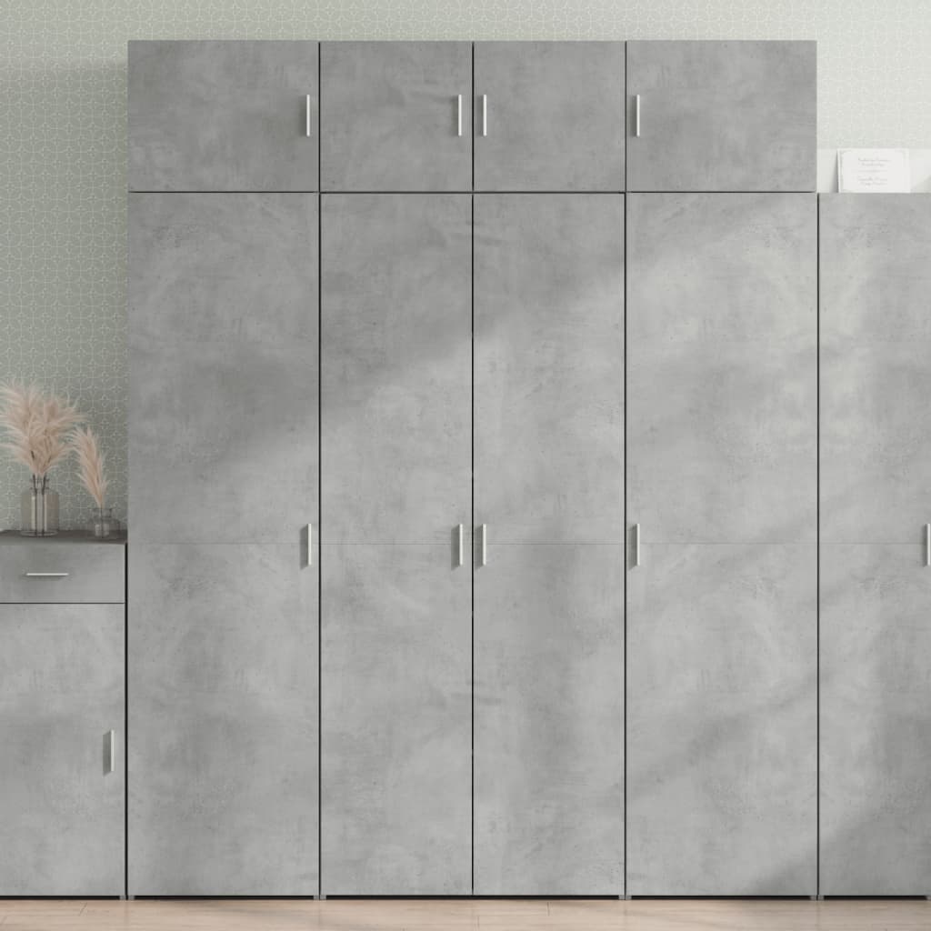 Opbergkast 80X42,5X225 Cm Bewerkt Hout Ig