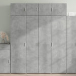 Opbergkast 80X42,5X225 Cm Bewerkt Hout Ig