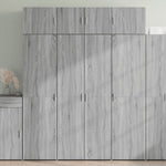Opbergkast 80X42,5X225 Cm Bewerkt Hout Ig