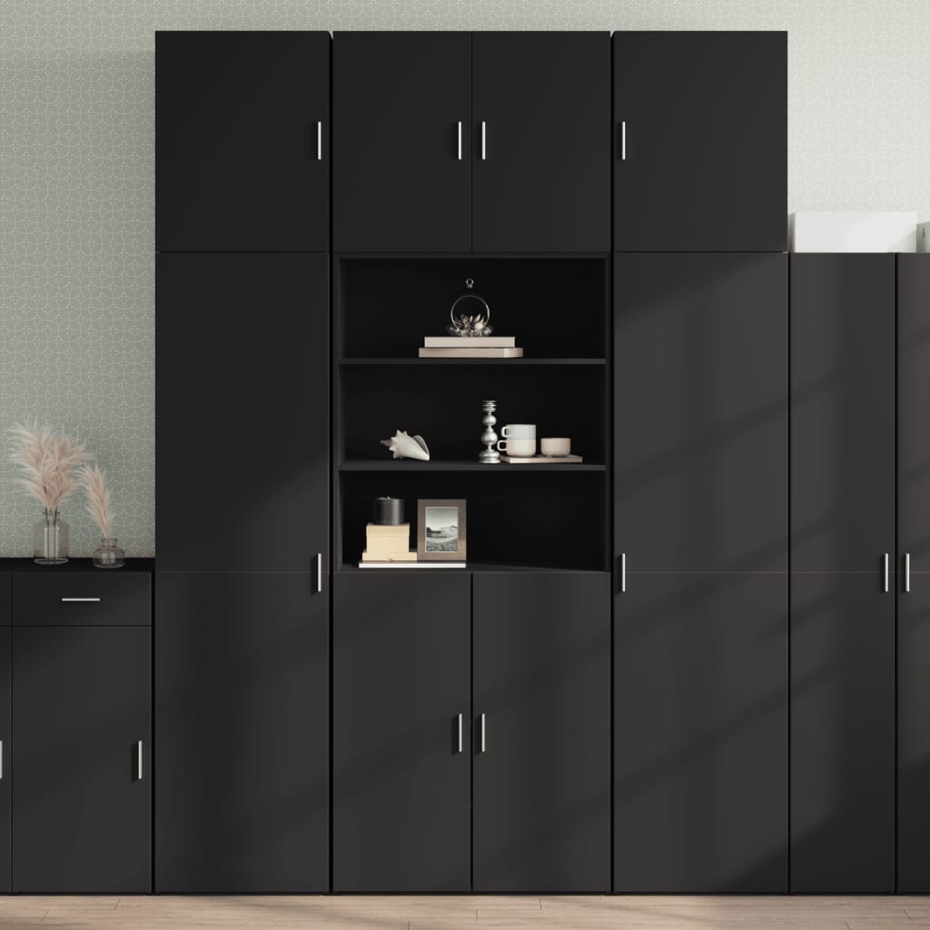 Hoge Kast 80X42,5X249 Cm Bewerkt Hout Kleurig