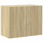 Hoge Kast 80X42,5X249 Cm Bewerkt Hout Kleurig