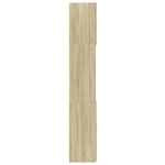 Hoge Kast 80X42,5X249 Cm Bewerkt Hout Kleurig