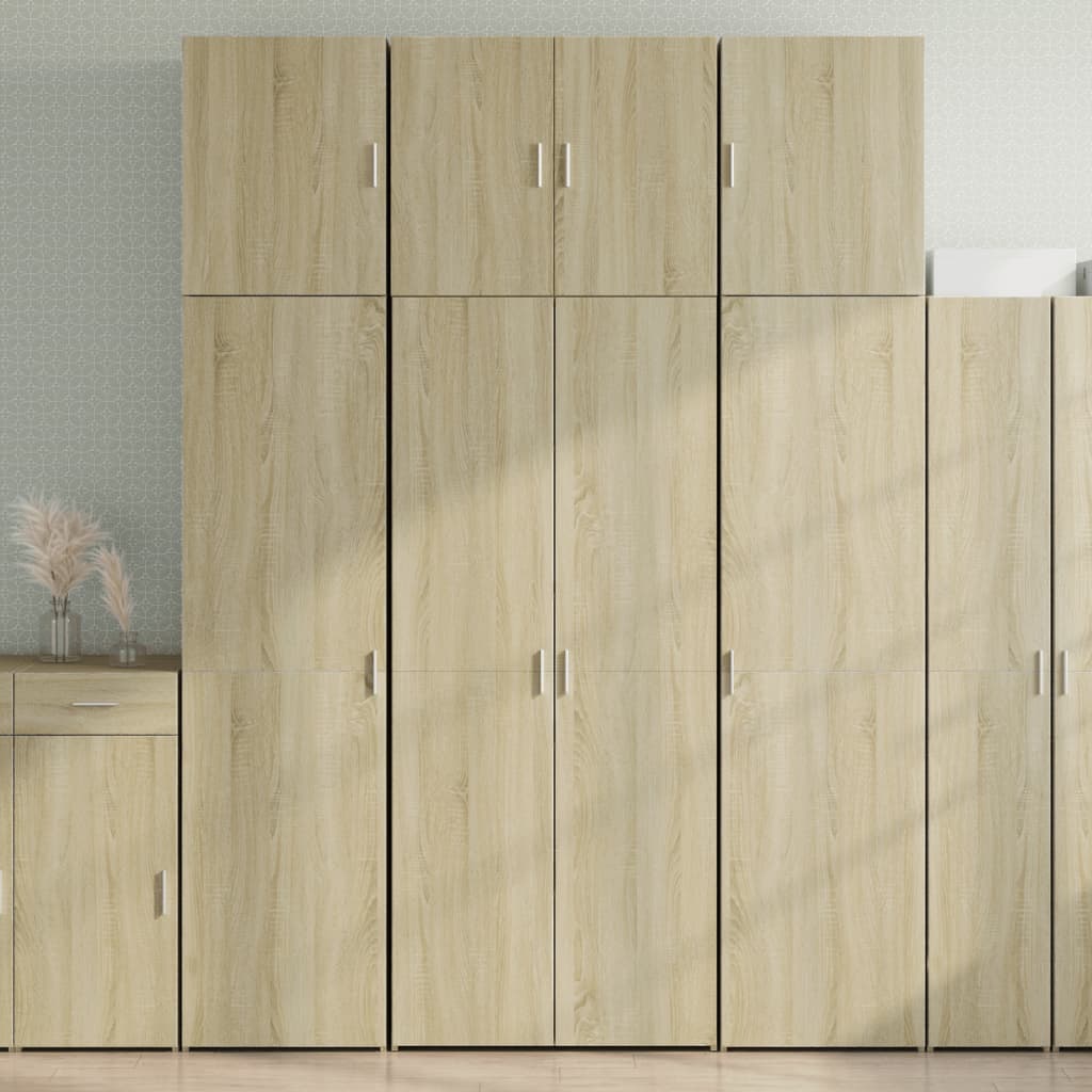 Hoge Kast 80X42,5X249 Cm Bewerkt Hout