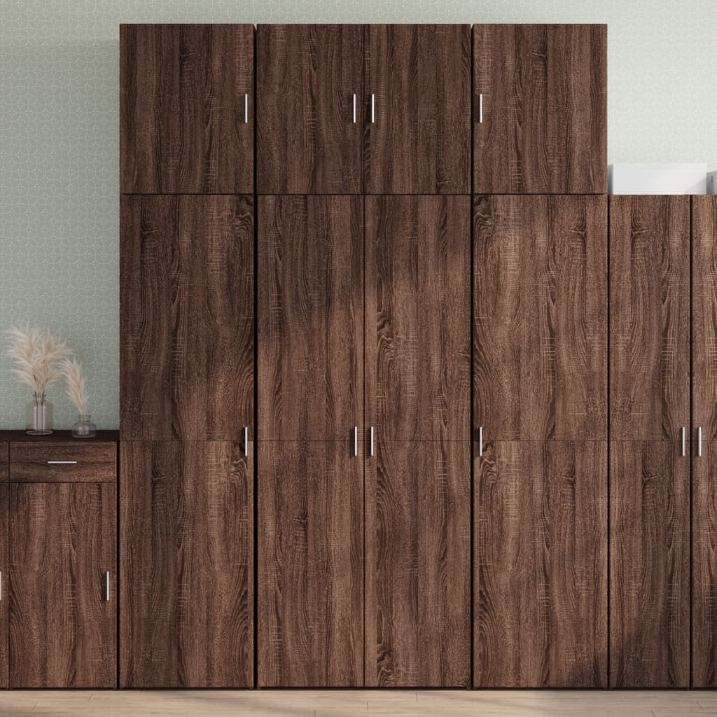 Hoge Kast 80X42,5X249 Cm Bewerkt Hout