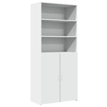 Hoge Kast 80X42,5X185 Cm Bewerkt Hout