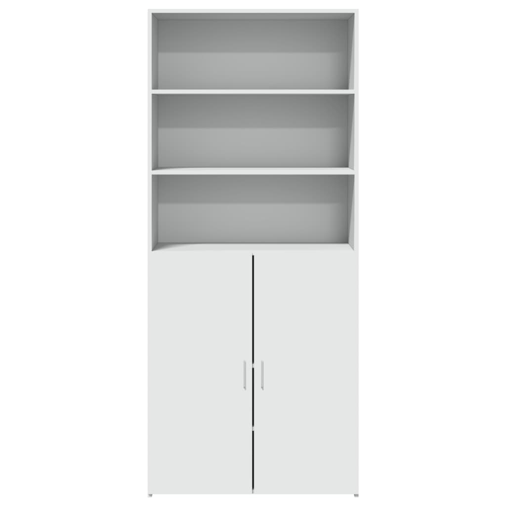Hoge Kast 80X42,5X185 Cm Bewerkt Hout