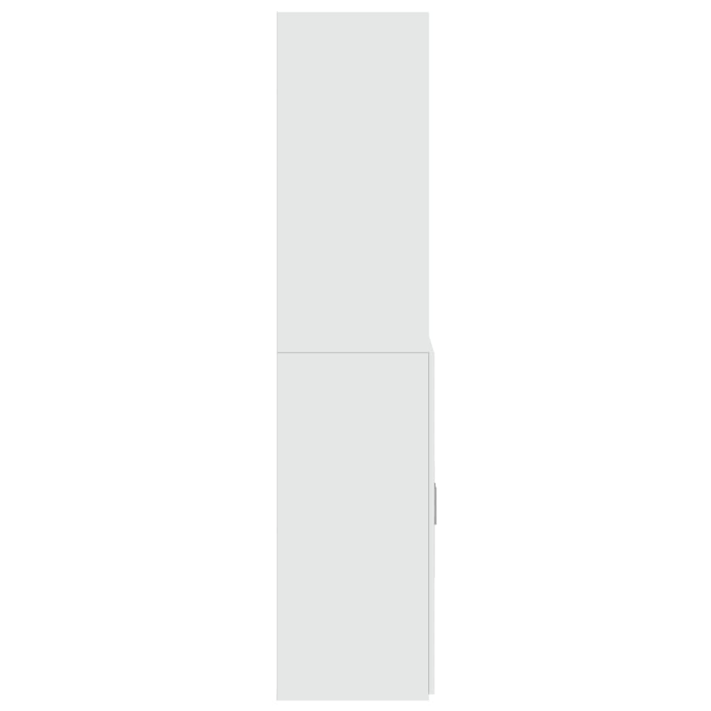 Hoge Kast 80X42,5X185 Cm Bewerkt Hout