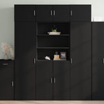 Hoge Kast 80X42,5X185 Cm Bewerkt Hout