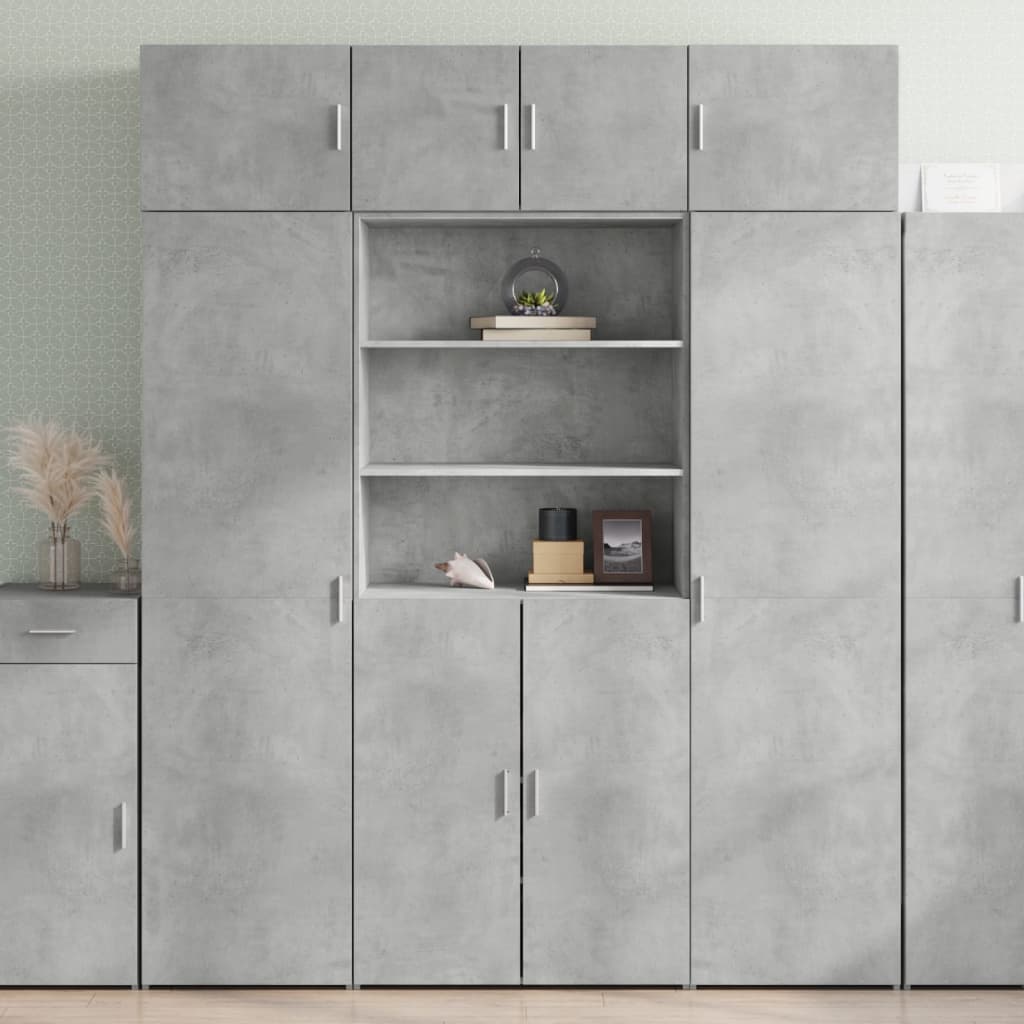Hoge Kast 80X42,5X185 Cm Bewerkt Hout