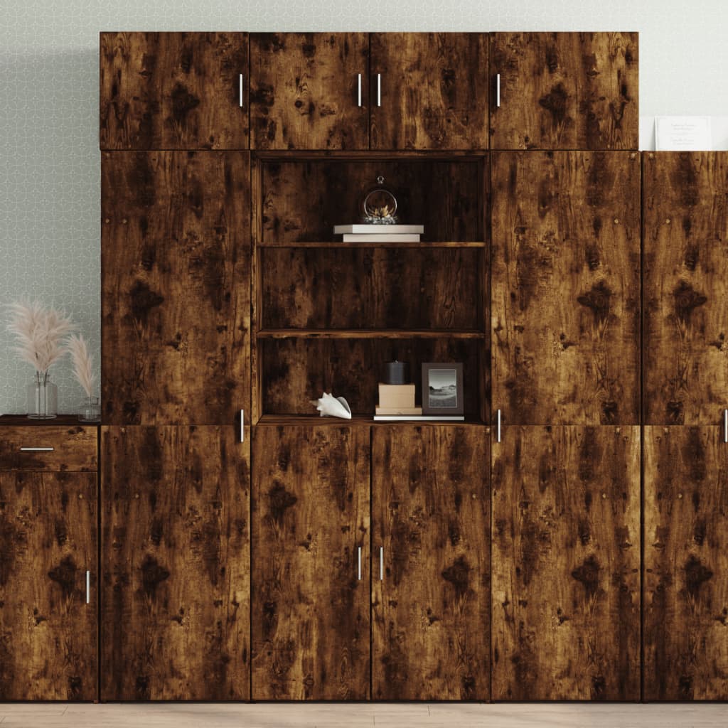 Hoge Kast 80X42,5X185 Cm Bewerkt Hout