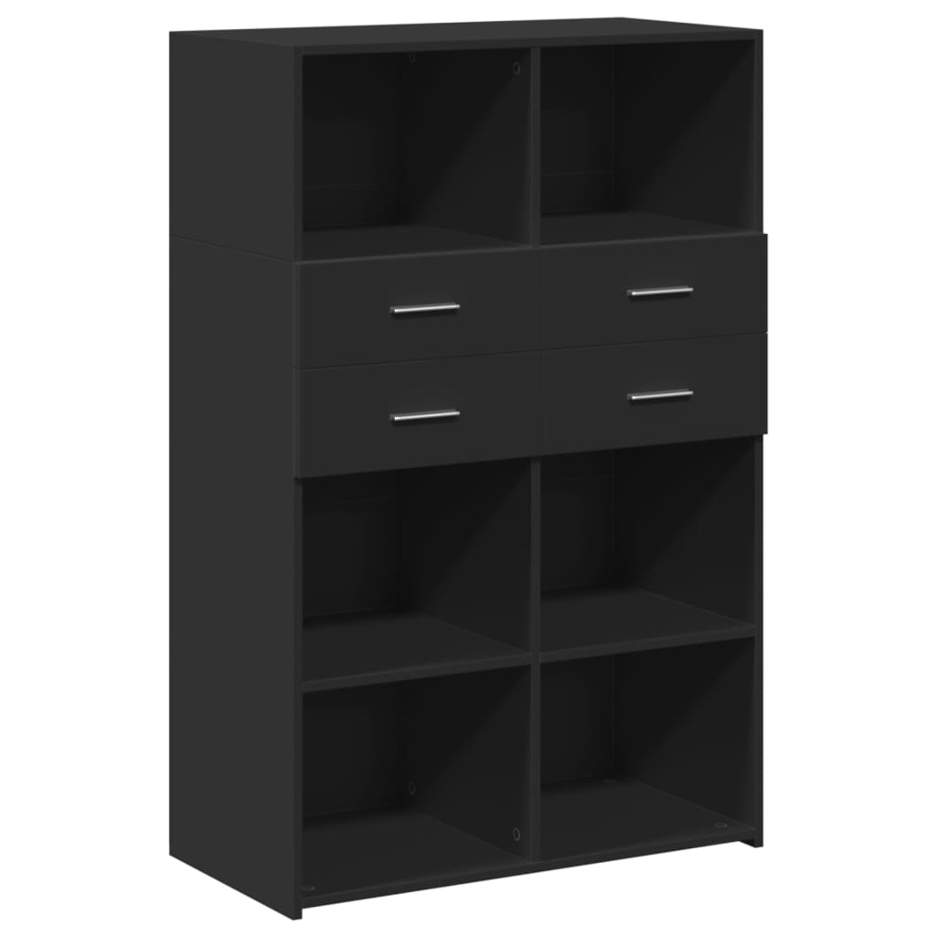 Hoge Kast 80X42,5X124 Cm Bewerkt Hout