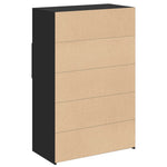 Hoge Kast 80X42,5X124 Cm Bewerkt Hout