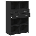 Hoge Kast 80X42,5X124 Cm Bewerkt Hout