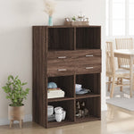 Hoge Kast 80X42,5X124 Cm Bewerkt Hout