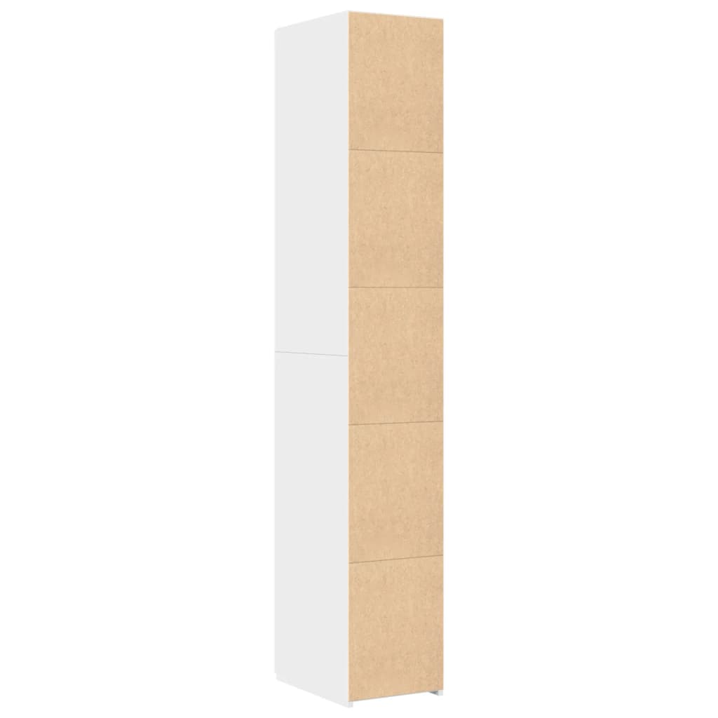 Hoge Kast 30X42,5X185 Cm Bewerkt Hout