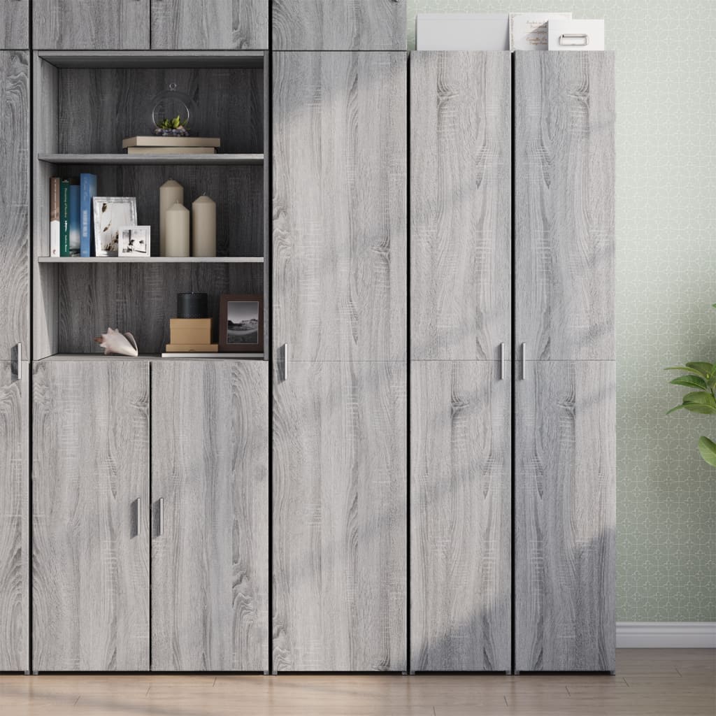 Hoge Kast 40X42,5X185 Cm Bewerkt Hout