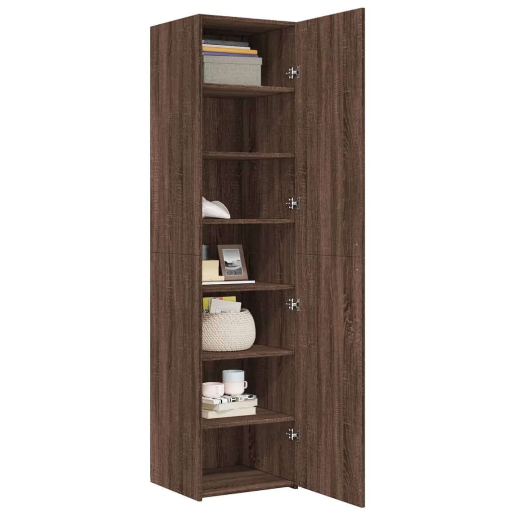 Hoge Kast 45X42,5X185 Cm Bewerkt Hout Ig