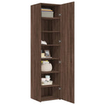 Hoge Kast 45X42,5X185 Cm Bewerkt Hout Ig