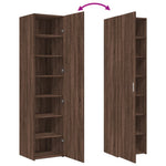 Hoge Kast 45X42,5X185 Cm Bewerkt Hout Ig