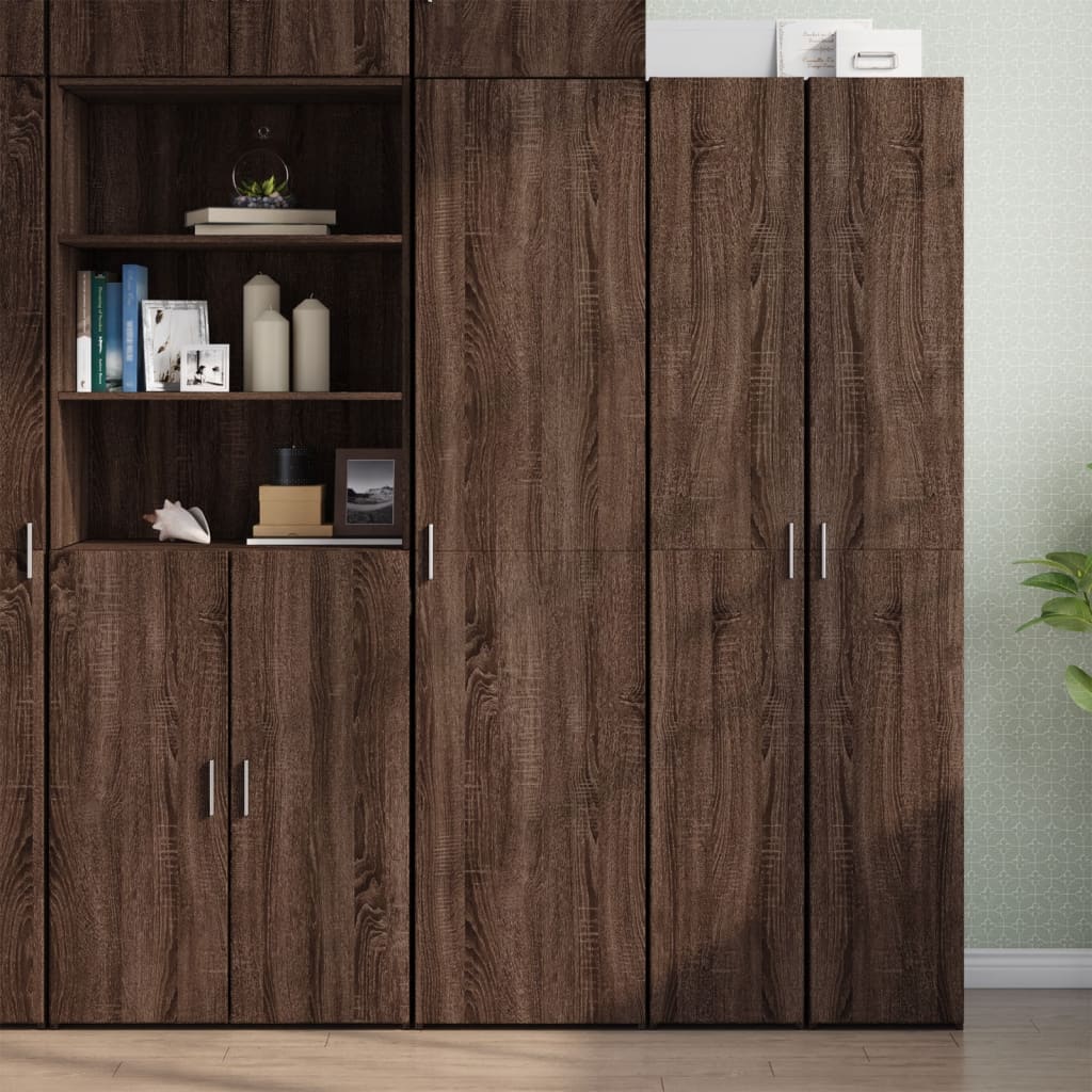 Hoge Kast 45X42,5X185 Cm Bewerkt Hout Ig