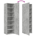 Hoge Kast 50X42,5X185 Cm Bewerkt Hout