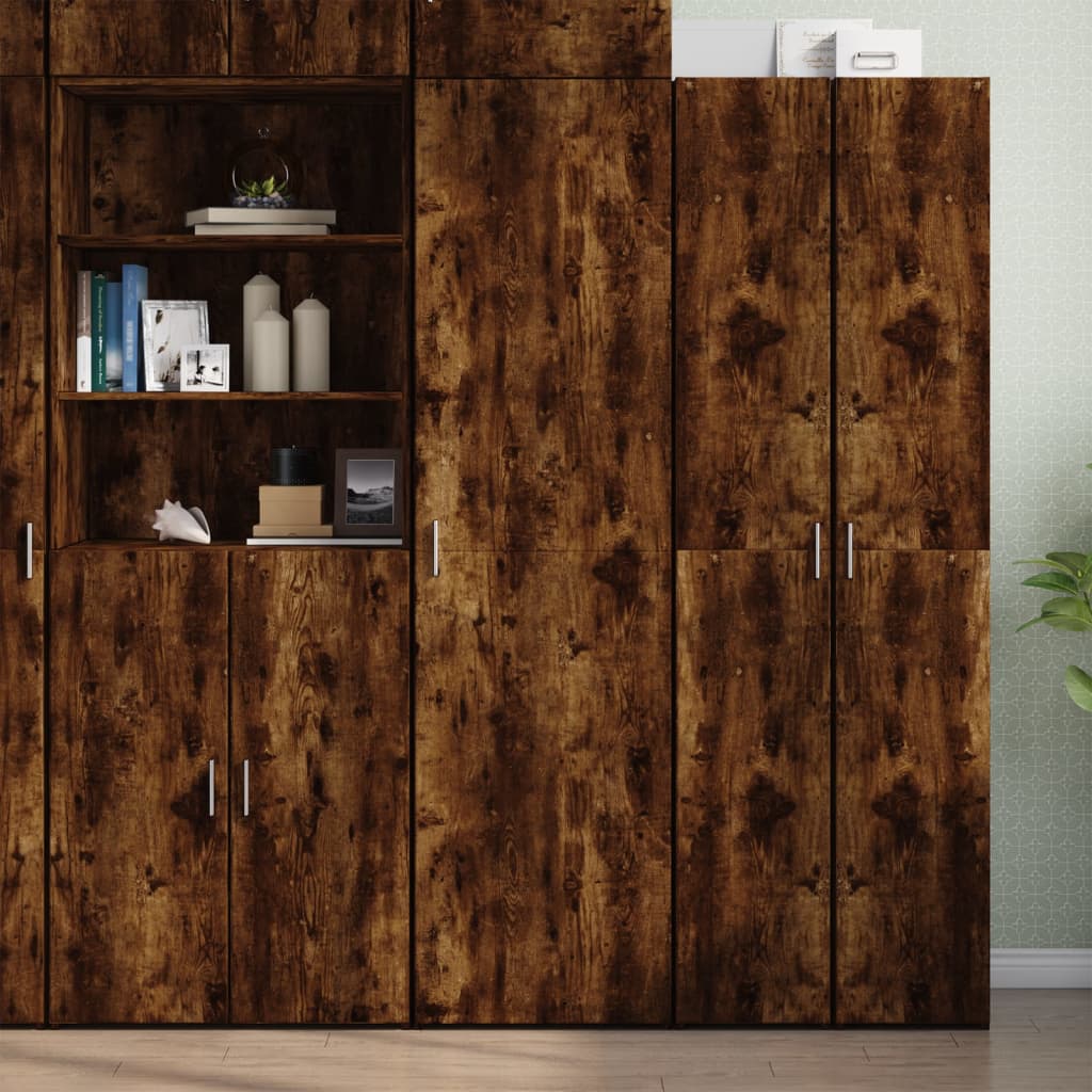 Hoge Kast 50X42,5X185 Cm Bewerkt Hout
