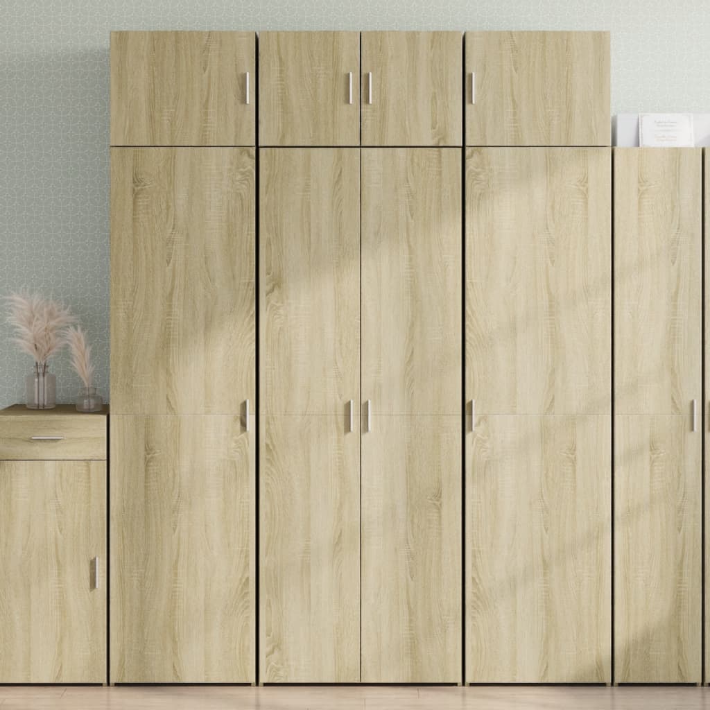 Hoge Kast 70X42,5X185 Cm Bewerkt Hout