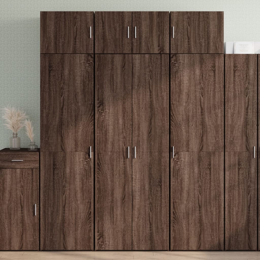 Hoge Kast 70X42,5X185 Cm Bewerkt Hout