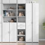 Hoge Kast 40X42,5X185 Cm Bewerkt Hout