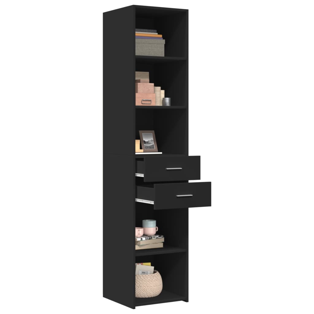 Hoge Kast 40X42,5X185 Cm Bewerkt Hout