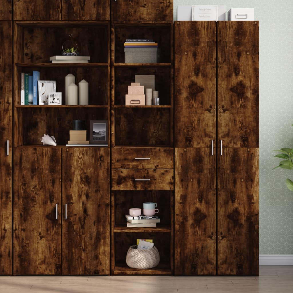 Hoge Kast 45X42,5X185 Cm Bewerkt Hout