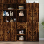Hoge Kast 45X42,5X185 Cm Bewerkt Hout