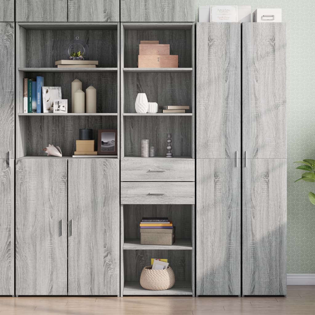 Hoge Kast 50X42,5X185 Cm Bewerkt Hout