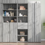 Hoge Kast 50X42,5X185 Cm Bewerkt Hout