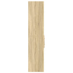 Hoge Kast 70X42,5X185 Cm Bewerkt Hout Kleurig