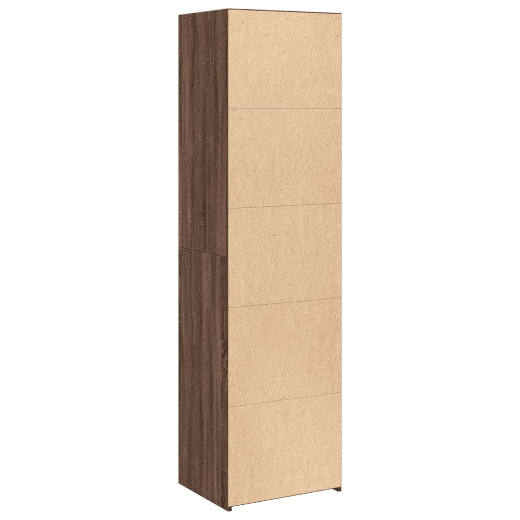 Hoge Kast 50X41X185 Cm Bewerkt Hout Ig