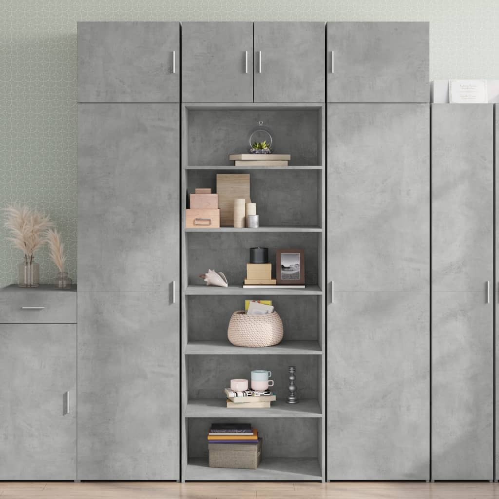 Hoge Kast 70X41X185 Cm Bewerkt Hout